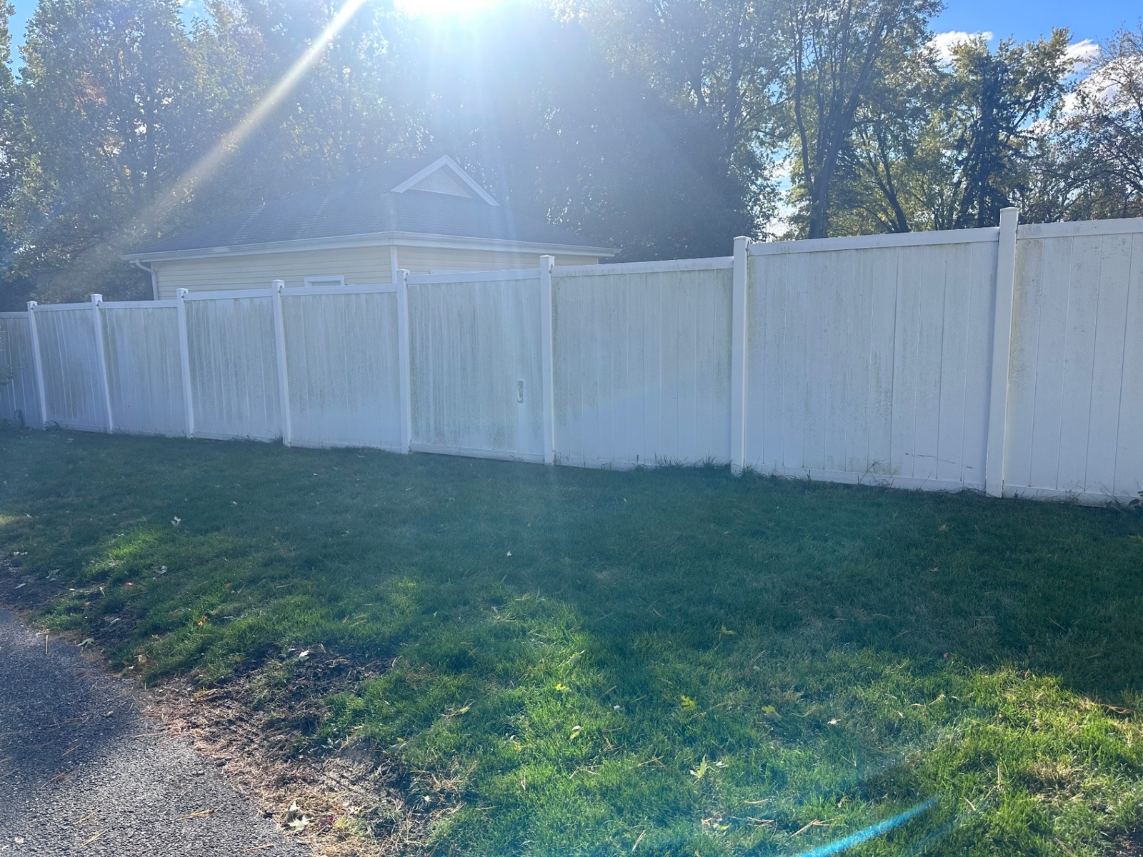 Pressure Washing before cleaning